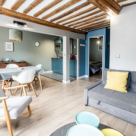 Cosy Loft - Plein Centre D'honfleur アパート *